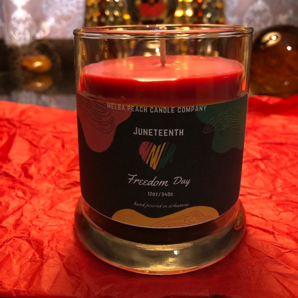 Celebrating Juneteenth  Candle 12oz Soywax